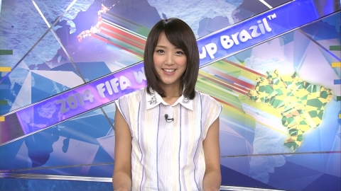 竹内由恵 ワールドカップ2014