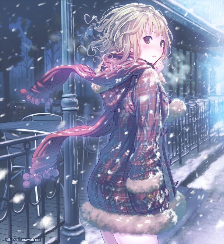 And To Such A Snowy Windy Day 壁紙 厳選アニメ壁紙 アルチビオ Anime Wallpaper