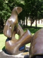 Henry Moore Three Piece Reclining Figure Draped