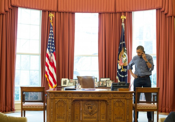 obama calling putin on ukraine march 2014