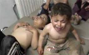 syrian children gased