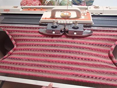 Opal毛糸　編み機