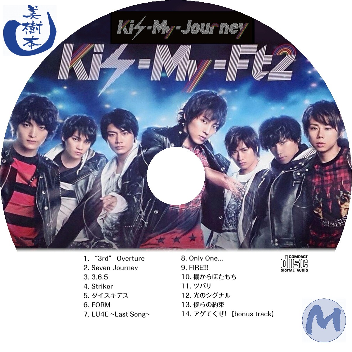 海外正規品 Kis-My-JourneyのCD、DVD、ブルーレイ4点セット Kis-My-Ft2 