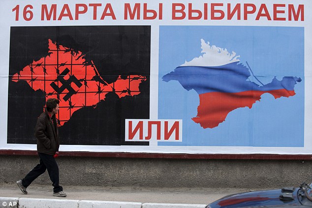 クリミア国民投票のポスター
