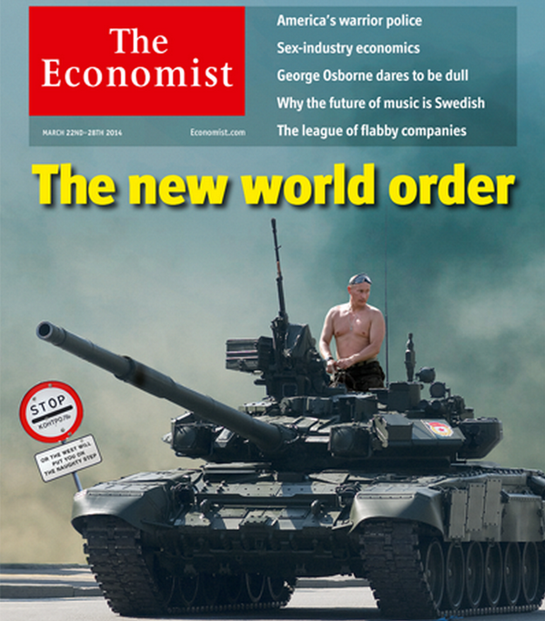 エコノミスト表紙　プーチン