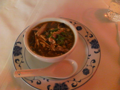 前菜の北京スープ