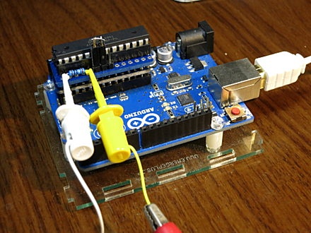 Arduino CPU電源電流測定ゲタ
