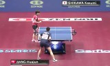 石川佳純VS姜華君(準決勝)世界卓球2014